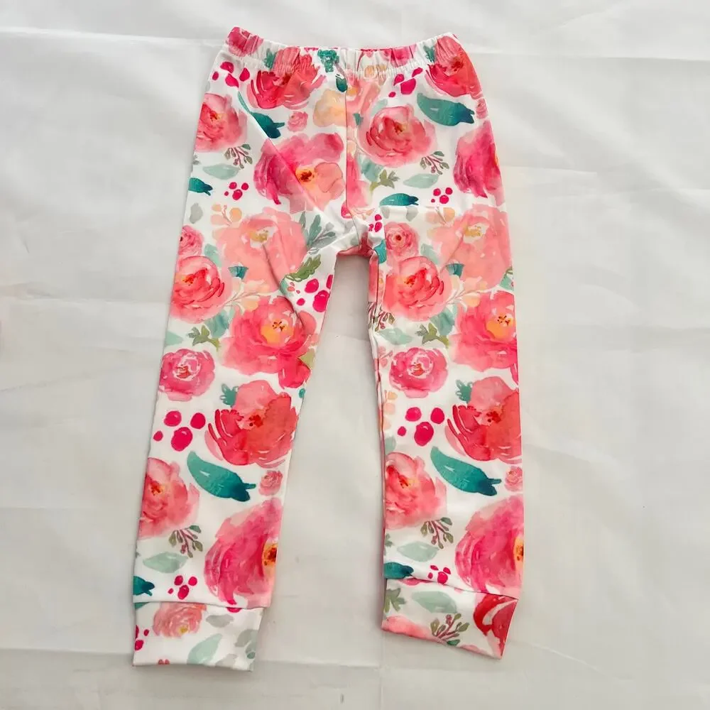 LittleSister Outfit Matching Baby Girl clothes LongSleeve Floral Pant Set 12-18M